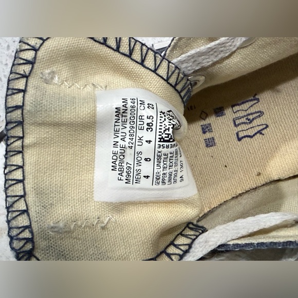 Converse All Star Low Top Navy Sneakers | Women’s 6 | Classic Worn-In 💙 - Picture 6 of 8